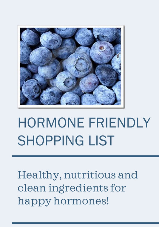 Hormone friendly shopping list